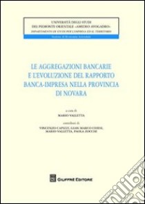 Le aggregazioni bancarie e l'evoluzione del rapporto banca-impresa nella provincia di Novara libro di Valletta M. (cur.)