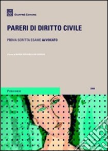 Pareri di diritto civile libro di San Giorgio M. R. (cur.)