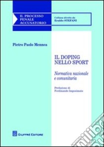 Il doping nello sport libro di Mennea Pietro Paolo