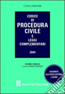 Codice di procedura civile e leggi complementari libro di Sassani Bruno