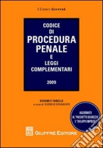 Codice di procedura penale e leggi complementari libro