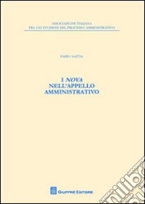 I nova nell'appello amministrativo libro di Saitta Fabio