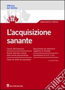 L'acquisizione sanante libro di Puzzo Carmela