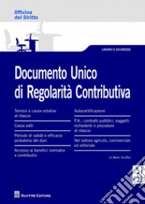 Documento unico di regolarità contributiva libro di Scofferi Mario