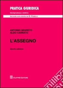 L'assegno libro di Segreto Antonio; Carrato Aldo