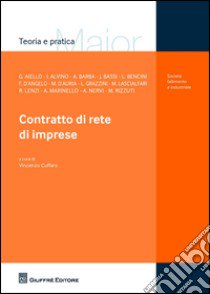 Il contratto di rete di imprese libro di Cuffaro V. (cur.)