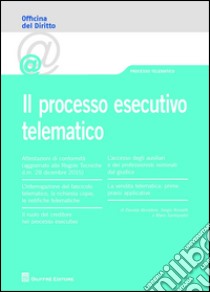 Il processo esecutivo telematico libro di Santopietro Mario; Muradore Daniela; Rossetti Sergio