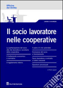 Il socio lavoratore nelle cooperative libro di Laguzzi Paolo