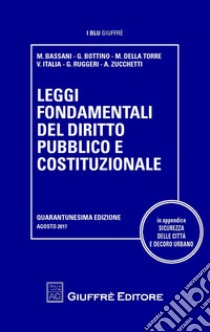 Leggi fondamentali del diritto pubblico e costituzionale libro