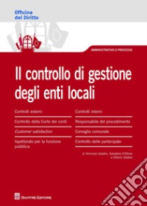 Il controllo di gestione degli enti locali libro di Galatro Vincenzo; D'Ettore Salvatore; Galatro Vittorio