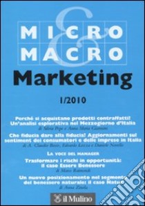 Micro & Macro Marketing (2010). Vol. 1 libro