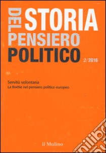 Storia del pensiero politico (2016). Vol. 2 libro