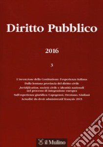 Diritto pubblico (2016). Vol. 3 libro