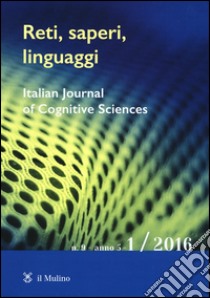 Reti, saperi, linguaggi (2016). Vol. 1 libro