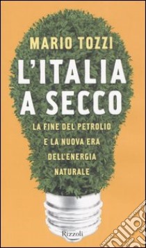 L'Italia a secco. La fine del petrolio e la nuova era dell'energia naturale libro di Tozzi Mario