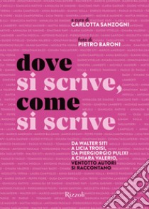 Dove si scrive, come si scrive. Da Walter Siti a Licia Troisi, da Piergiorgio Pulixi a Chiara Valerio, ventotto autori si raccontano libro di Sanzogni C. (cur.)