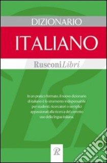 Dizionario di italiano libro