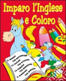 Imparo l'inglese e coloro il bagno, la cucina, la camera libro