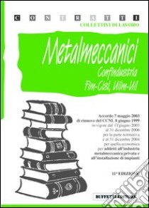 Metalmeccanici (Confindustria) libro