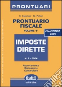 Prontuario fiscale (1) libro di Capolupo Saverio - Pollari Nicolò