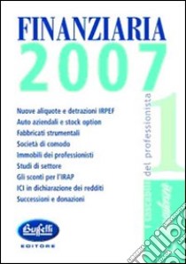 Finanziaria 2007 libro