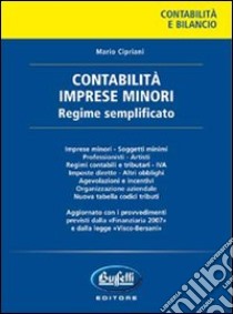 Contabilità imprese minori libro di Cipriani Mario