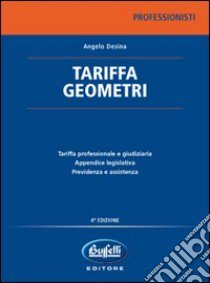 Tariffa geometri libro di Desina Angelo