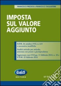 Imposta sul valore aggiunto libro di Preziosi Francesco - Tagliaferri Francesco