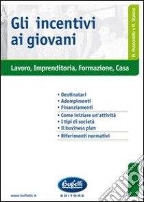 Gli incentivi ai giovani. Lavoro, imprenditoria, formazione, casa libro di Russoniello R. - Staiano R.