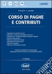 Corso di paghe e contributi libro di Bianchi Nevio - Gerbaldi Alessandra