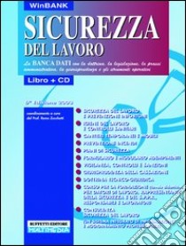 Sicurezza del lavoro. CD-ROM libro