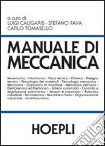 Manuale di meccanica libro