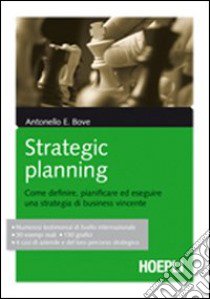 Strategic Planning libro di Bove Antonello