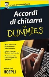 Accordi di chitarra For Dummies libro di Polin Antoine