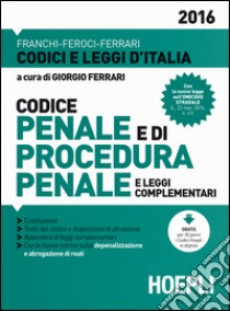 Codice penale e di procedura penale libro di Ferrari G. (cur.)