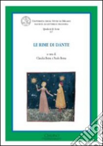 Le rime di Dante libro