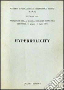 Hyperbolicity libro di Cime (cur.)