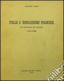 Italia e Rivoluzione francese libro di Nuzzo Giuseppe