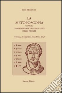 La filosofia ovvero commensurazione delle linee della fronte libro di Spontoni Ciro