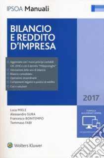 Bilancio e reddito d'impresa libro di Miele Luca; Bontempo Francesco; Sura Alessandro