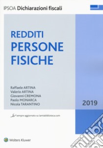 Redditi persone fisiche libro di Artina Raffaele; Artina Valerio; Cremona Giovanni