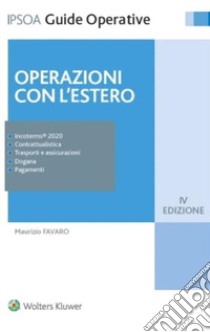 Operazioni con l'estero libro di Favaro Maurizio