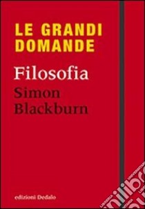 Filosofia libro di Blackburn Simon