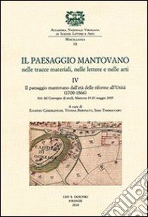 Il paesaggio mantovano nelle tracce materiali, nelle lettere e nelle arti. Atti del Convegno di studi (Mantova, 19-20 maggio 2005). Vol. 4: Il paesaggio mantovano dall'età delle riforme all'Unità (1700-1866) libro di Camerlenghi E. (cur.); Rebonato V. (cur.); Tammaccaro S. (cur.)