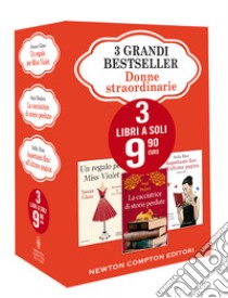 3 grandi bestseller. Donne straordinarie: Un regalo per Miss Violet-La cacciatrice di storie perdute-Aspettami fino all'ultima pagina libro di Badani Sejal; Gloss Susan; Rhei Sofía