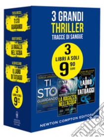 3 grandi thriller. Tracce di sangue: Ti sto guardando-La ragazza nell'acqua-Il ladro di tatuaggi libro di Belsham Alison; Bryndza Robert; Driscoll Teresa