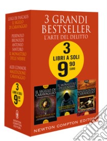 3 grandi bestseller. L'arte del delitto: Il sigillo di Caravaggio-Il monastero delle nebbie-Maledizione Caravaggio libro di De Pascalis Luigi; Brunoldi Pierpaolo; Santoro Antonio