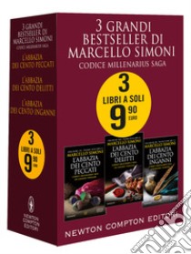 3 grandi bestseller di Marcello Simoni. Codice Millenarius Saga: L'abbazia dei cento peccati-L'abbazia dei cento delitti-L'abbazia dei cento inganni libro di Simoni Marcello