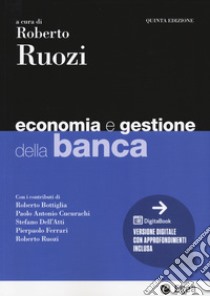 Economia e gestione della banca libro di Ruozi Roberto