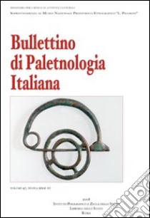 Bullettino di paletnologia italiana libro